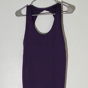 Zyia Plum Twist Tank Large